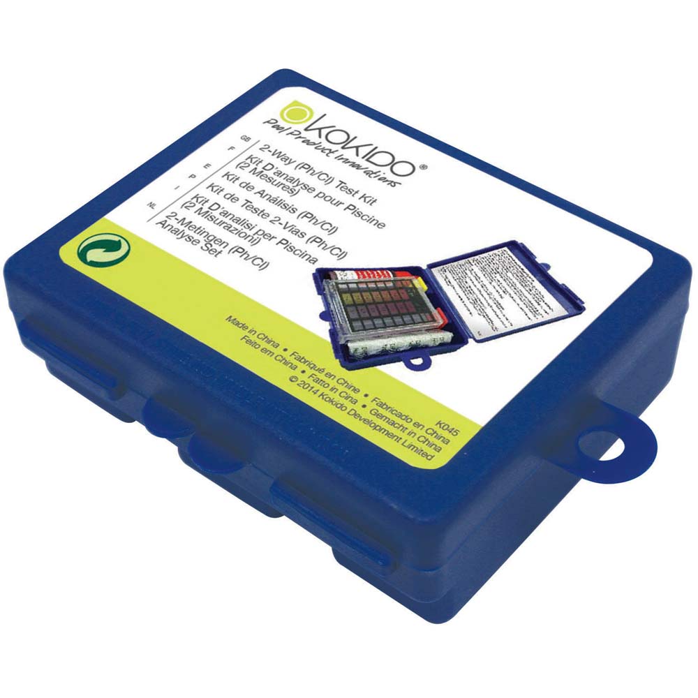 Тестер для басейну Kokido K045CBX24 (20cc Phenol + 20pcs DPD) двокомпонентний