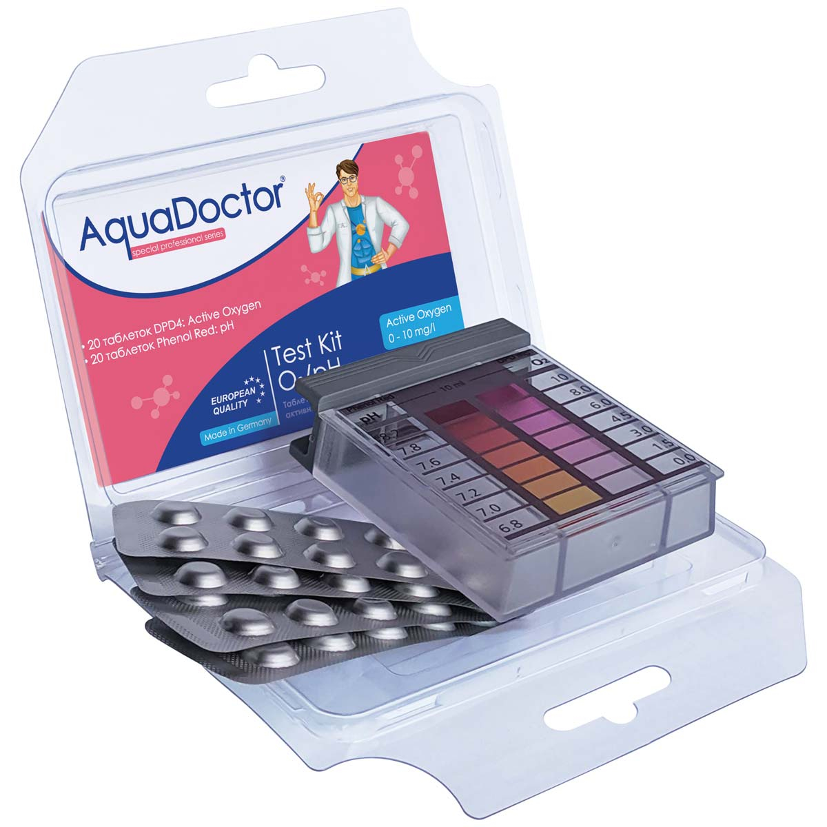 Тестер AquaDoctor Test Kit O2/pH — изображение 2