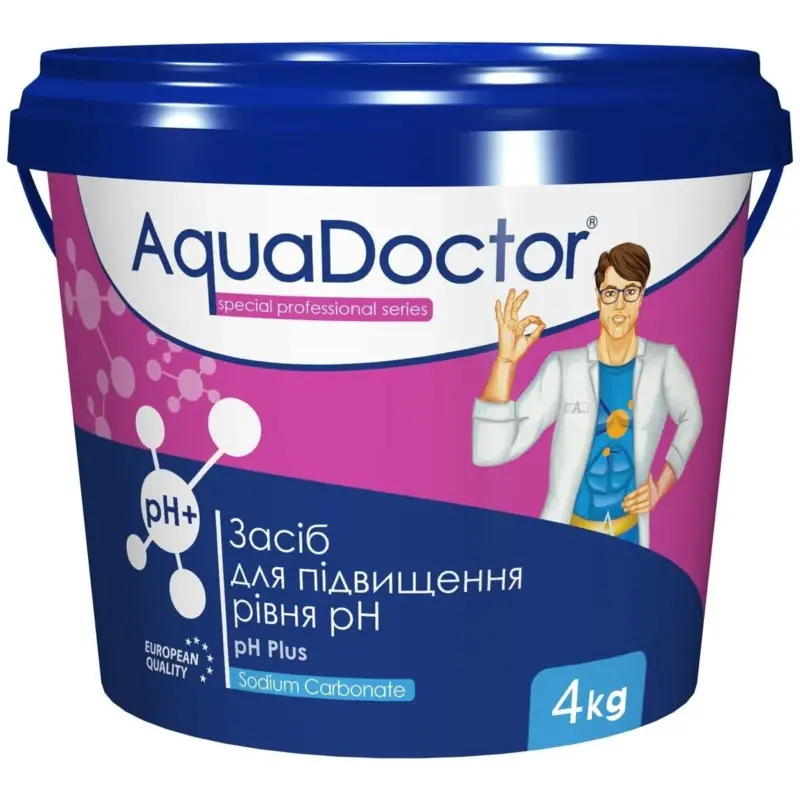 AquaDoctor pH Plus — засіб для підвищення рівня pH у басейні, 4 кг