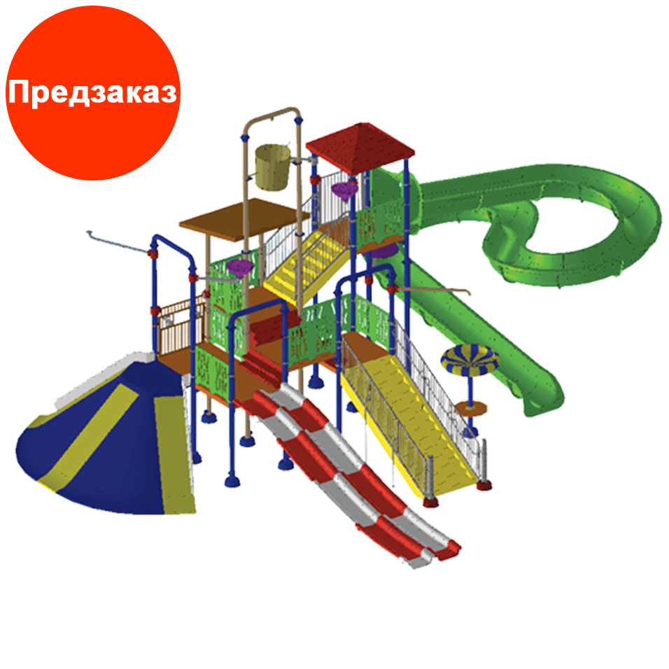 Комплекс водних горок Arihant WAPS 6B (20.0х16.0 м) - Зображення 3