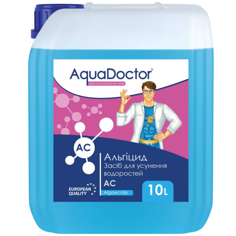 Альгіцид проти водоростей та зелені в басейні AquaDoctor AC (10 л)
