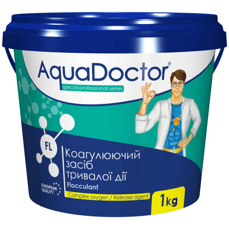 AquaDoctor FL коагулюючий засіб у гранулах для басейну 1 кг | для прозорої води