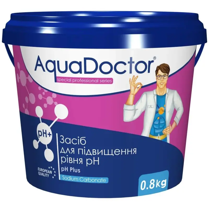 AquaDoctor pH Plus — засіб для підвищення рівня pH у басейні, 0.8 кг